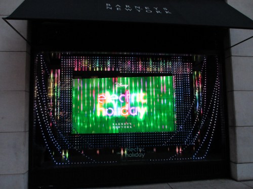 Barneys NYC holiday window