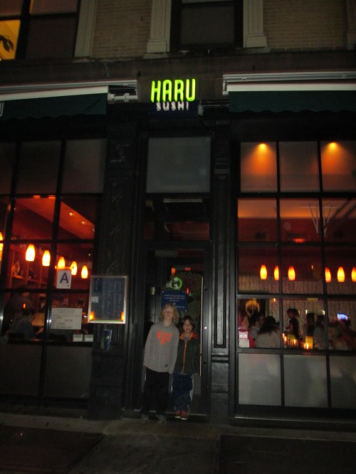 Christmas Eve Sushi in NYC 