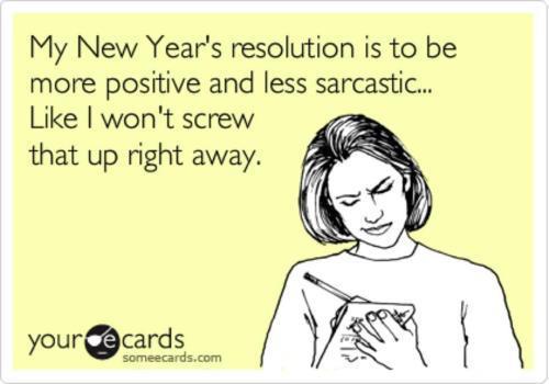 2013 new years resolution