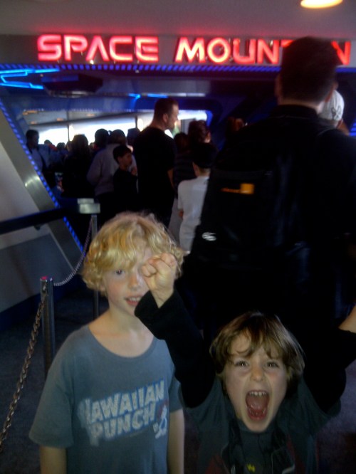 Space Mountain at Disneyland