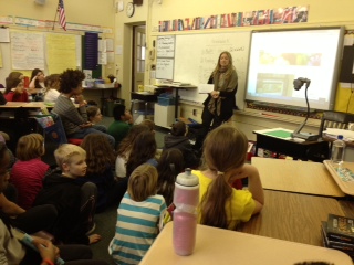 volunteering at kids school