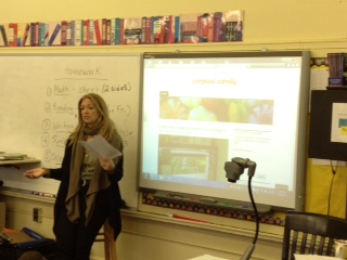 volunteering at kids school