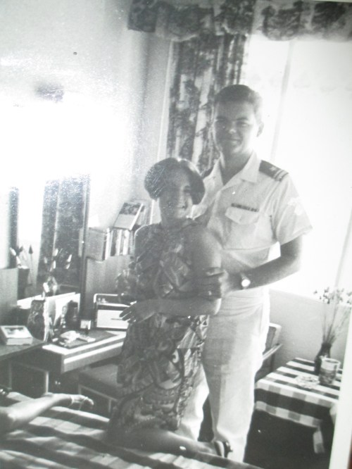 Mom and Dad during his Navy service, 1966