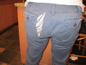 Life's embarrassing moments ripped pants