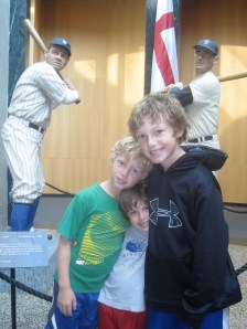 Kids at baseball hall of fame  carpoolcandy.com
