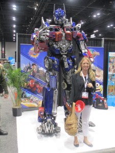 Transformer at swag expo /BlogHer13 on carpoolcandy.com