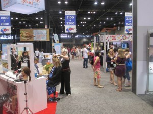 Swag expo at BlogHer13 on carpoolcandy.com