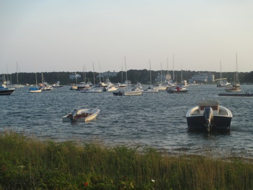 View from the ferry line from Chappaquiddick to Edgartown, Martha's Vineyard on carpoolcandy.com
