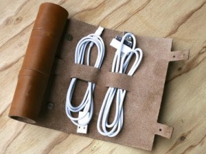 Grommet cord organizer on carpoolcandy.com
