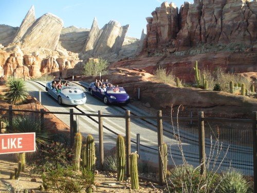 Cars ride Disneyland California Adventure on carpoolcandy.com