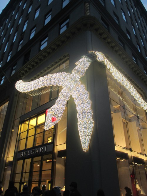 Bulgari holiday windows 2013 on carpoolcandy.com