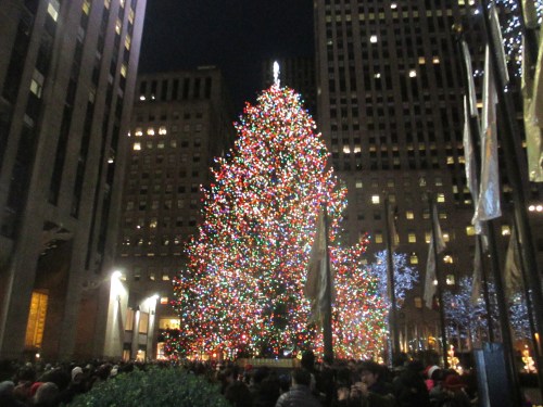 NYC Rockefeller Center tree on carpoolcandy.com