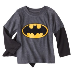 Super hero shirt with cape attached on carpoolcandy.com