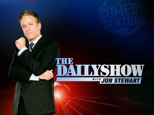 Daily Show with Jon stewart graphic on carpoolcandy.com