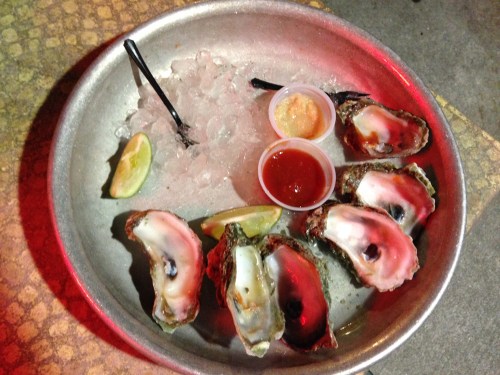 Key West oysters on carpool candy.com