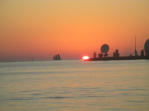 Key West sunset on carpool candy.com