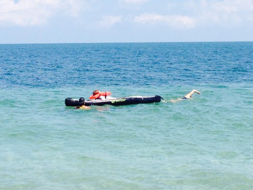 Paralyzed triathlete on carpool candy.com