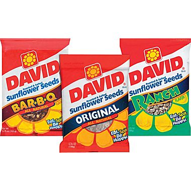 David's sunflower seeds on carpoolcandy.com