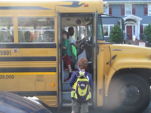 bus stop kids on carpoolcandy.com