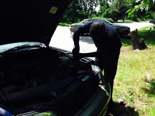 Car breaks down on carpoolcandy.com