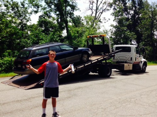 Car breaks down on carpoolcandy.com