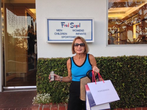 Shopping at Fred Segel in LA on carpoolcandy.com