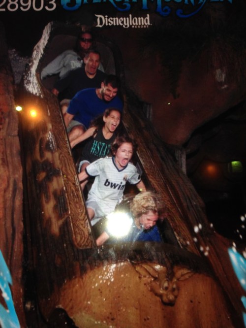 Splash Mountain drop at Disneyland on carpoolcandy.com