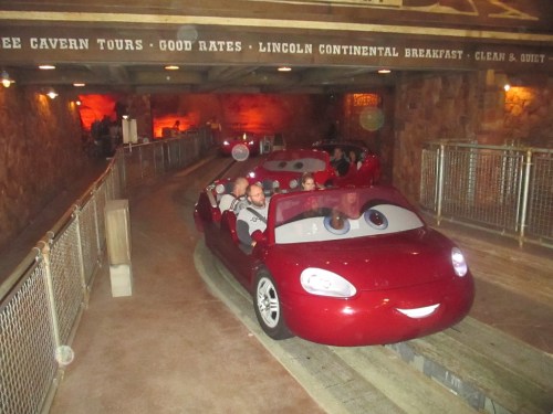 Cars ride at California Adventure on carpoolcandy.com