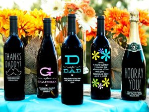 personalized etched wine bottles on carpoolcandy.com
