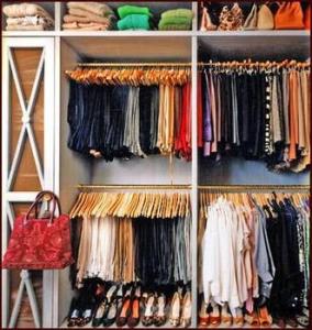 neat closet