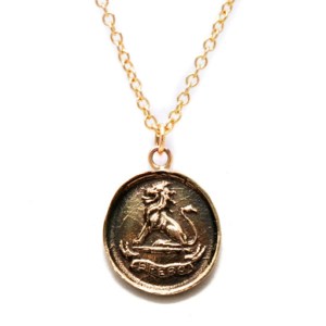 Pyrrha lion necklace on carpoolcandy.com