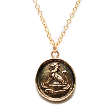 Pyrrha lion necklace on carpoolcandy.com