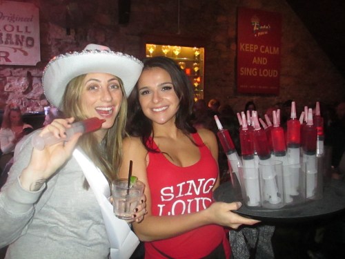 Austin bachelorette party at Pete's Dueling Piano Bar on carpoolcandy.com