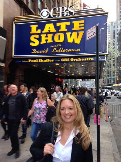 brooke at late show NYC on carpoolcandy.com