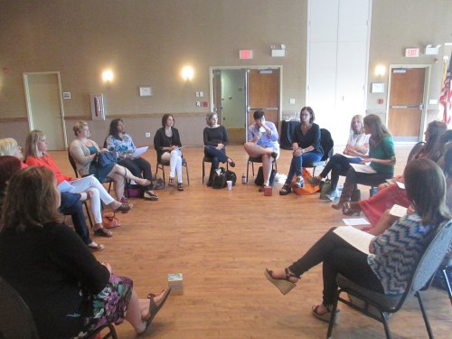 Rehearsal for Listen to Your Mother 2015 on carpoolcandy.com