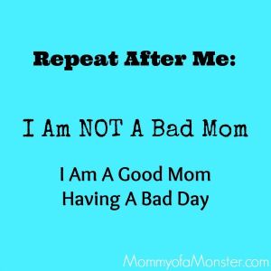 Not a bad mom graphic