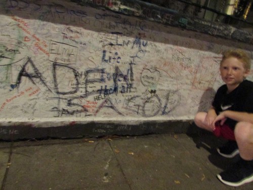 Graffiti on Abbey Road studios wall on carpoolcandy.com