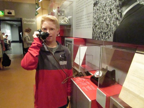 Churchill War rooms London with kids on carpoolcandy.com
