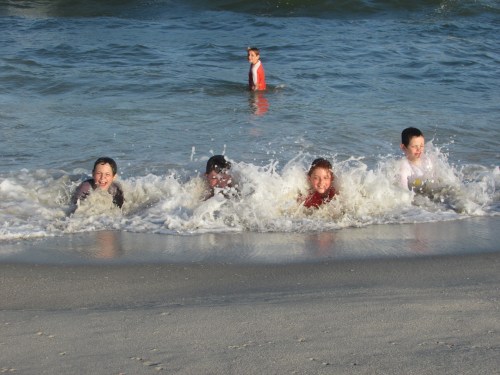 swimming on LBI on carpoolcandy.com