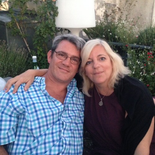 The happy couple in Paris 2015