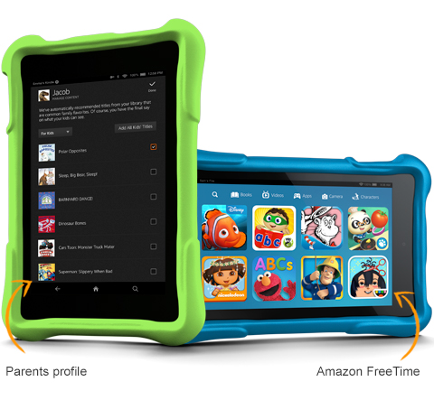 KIndle Fire HD kids on carpoolcandy.com holiday gift guide