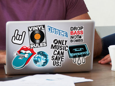 StickerYou Laptop stickers on carpool candy.com holiday gift guide