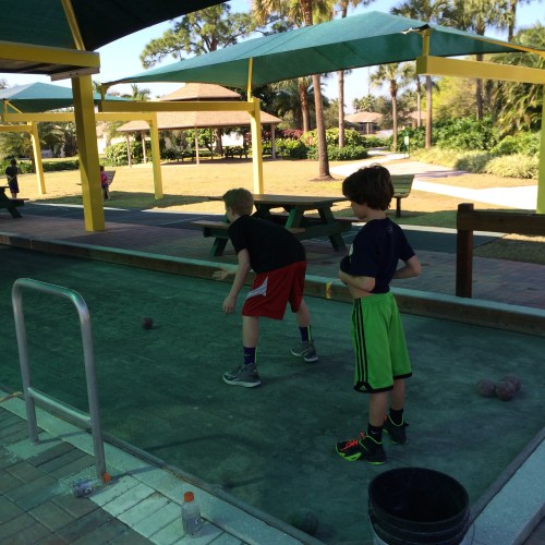 Baci at Florida gated community grandparents visit on carpoolcandy.com