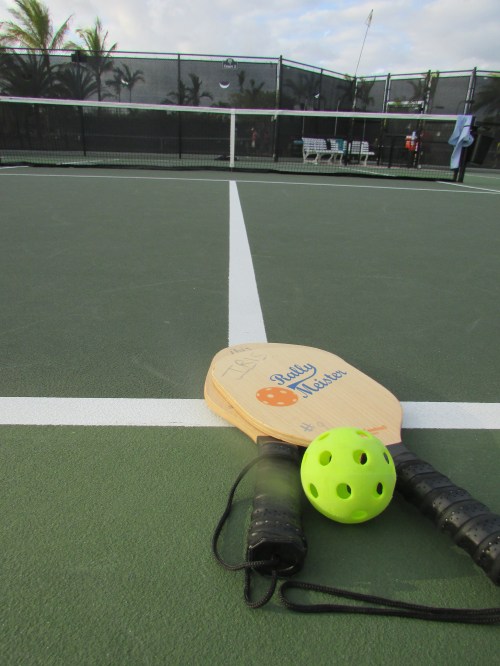 Pickle ball at Florida gated community grandparents visit on carpoolcandy.com