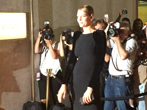 Uma Thurman at Tom Ford fall fashion show Uma Thurman at Tom Ford fall fashion show