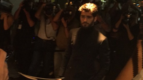 Zayn at Tom Ford fall fashion show Zayn at Tom Ford fall fashion show