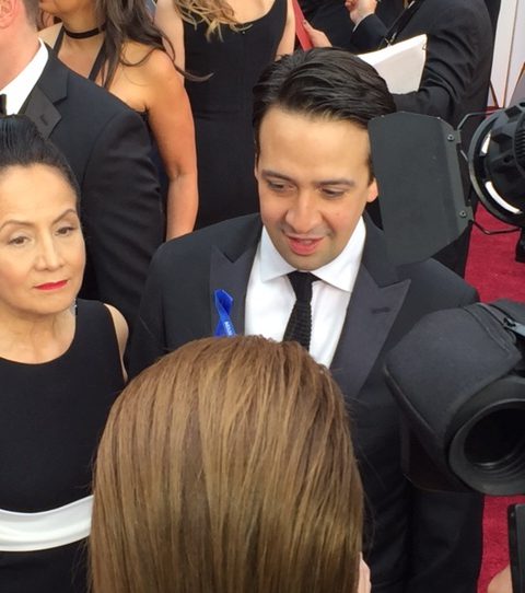 LIn-Manuel Miranda Oscars red carpet 2017
